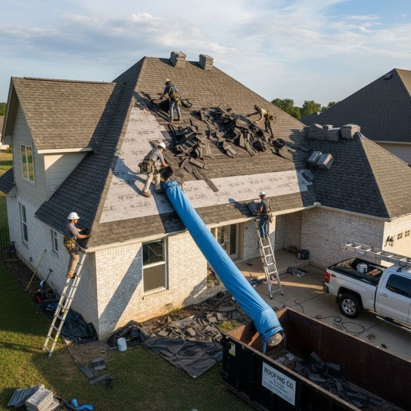Asphalt Roof Replacement in Fredericksburg, VA