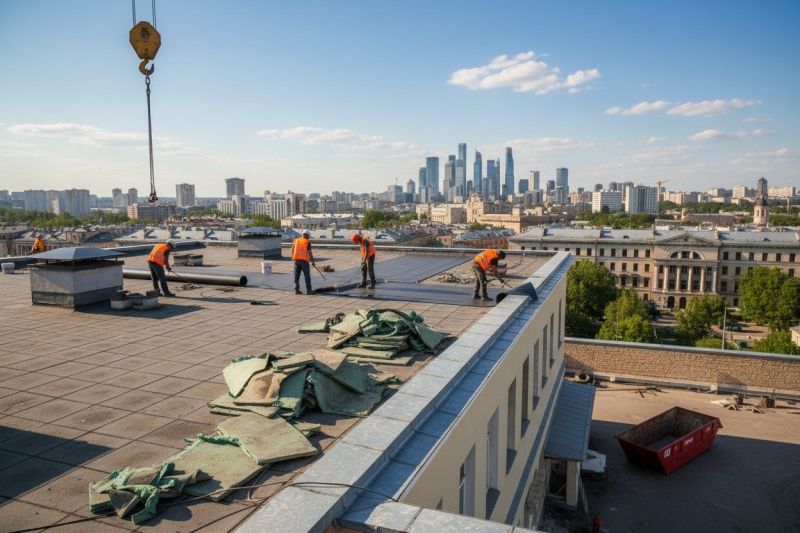 Flat Roof Replacement in Alexandria, VA