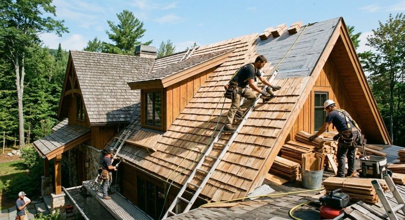 Cedar Shake Roof Replacement in Alexandria, VA