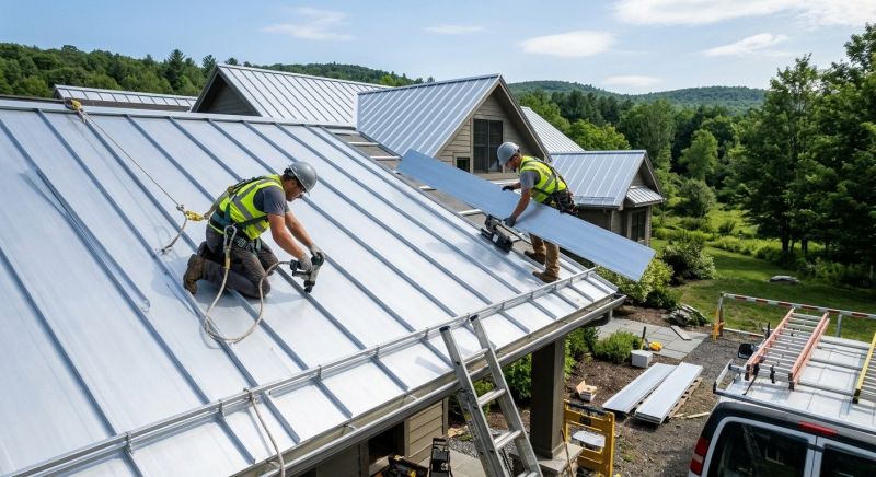 Copper Roof Installation in Fredericksburg, VA