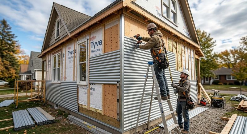 Corrugated Siding Installation in Boston, MA
