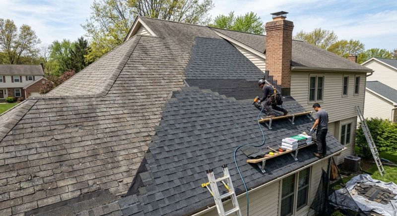 Damaged Roof Replacement in Warwick, RI