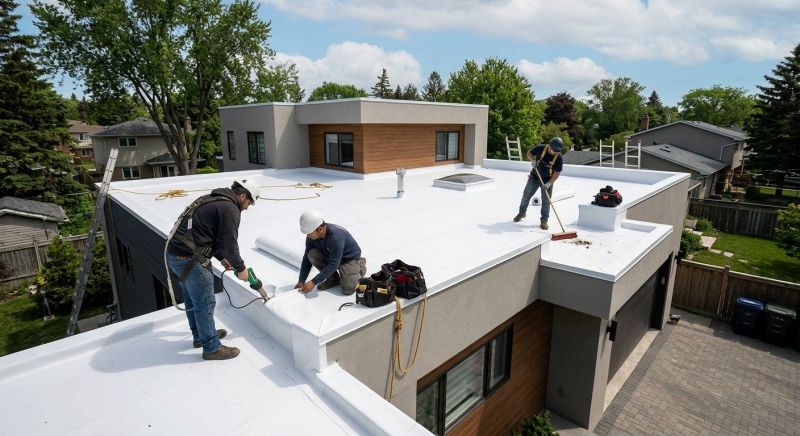 Flat Roof Installation in Fredericksburg, VA