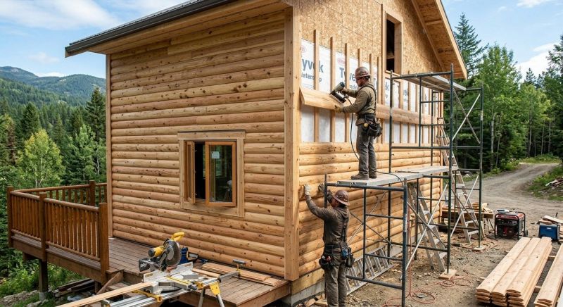 Log Siding Replacement in Fairfield County, CT