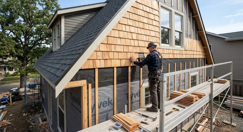 Shingle Siding Installation in Boston, MA