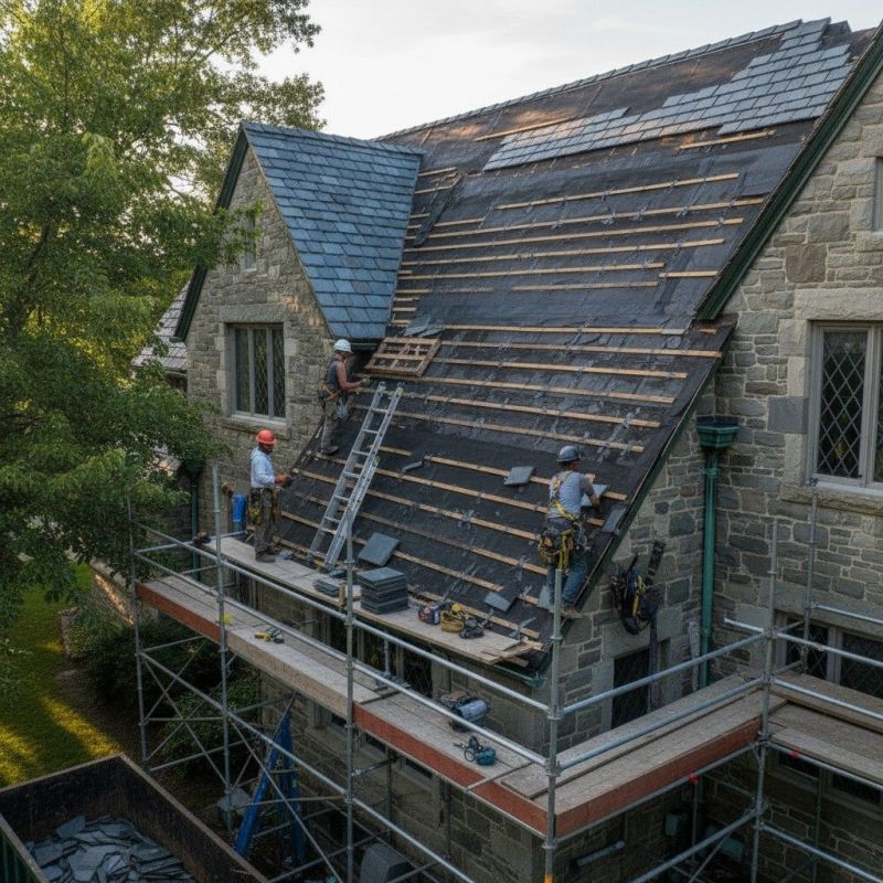 Slate Roof Replacement in Fredericksburg, VA
