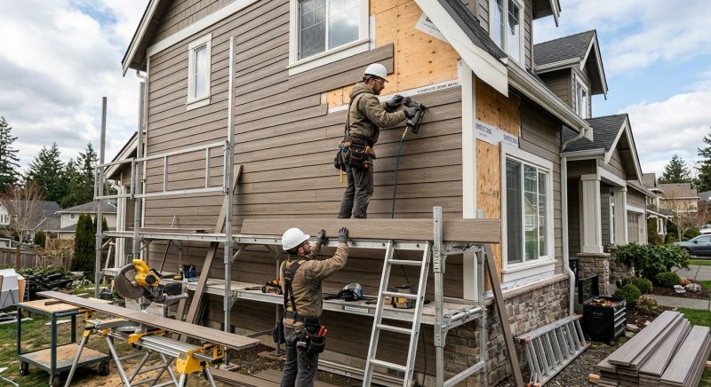 Veneer Siding Installation in Boston, MA